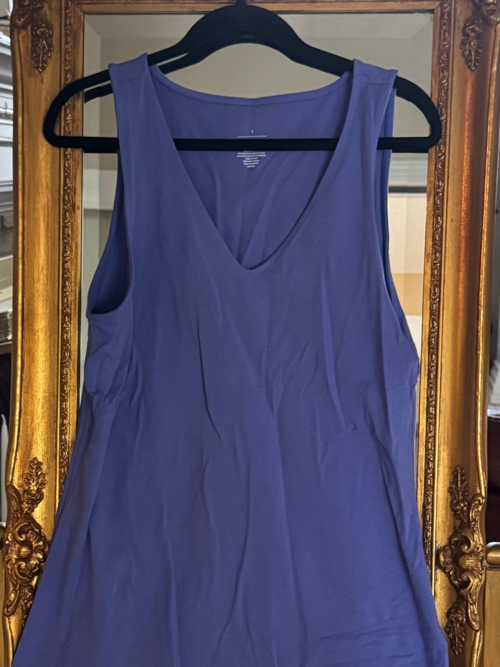 Torrid Sleeveless V-Neck Women's Top in Periwinkle Blue